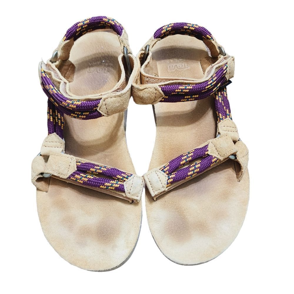 Teva Universal Rope Sandals tan & purple 8
